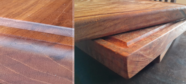 Cutting Boards of Tropical Hardwood
