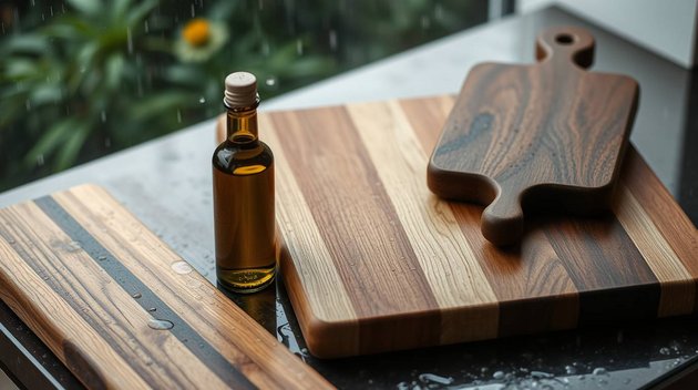 Food-Safe Wood with Hemp Oil